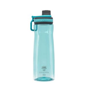 Lotus Tritan Trinkflasche mit Schraubdeckel 850 ml blau